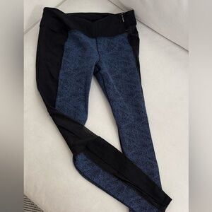 Calia blue/black leggings. Medium. Great Shape